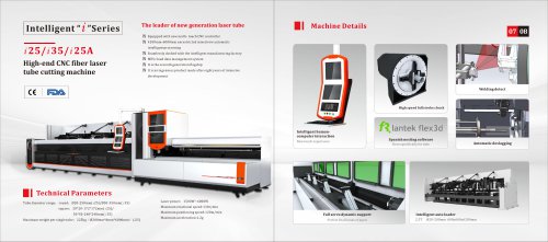 3d 5axis laser pipe cutting machine i25/i35/i25A