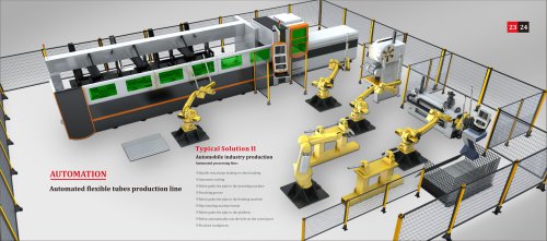 Golden Laser Automated Laser Solution for Pipe Processing