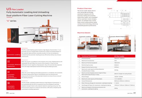 Golden Laser Automation Laser U3 Flex Loader for Sheet Metal Processing