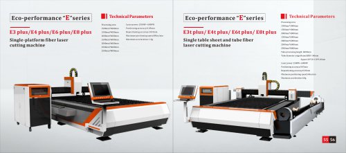 Golden Laser Dual-uses Laser Sheet and Tube Cutting Machine E3t E6t with Open Type