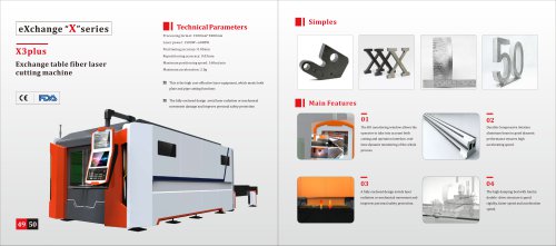 high performance laser cutter X3