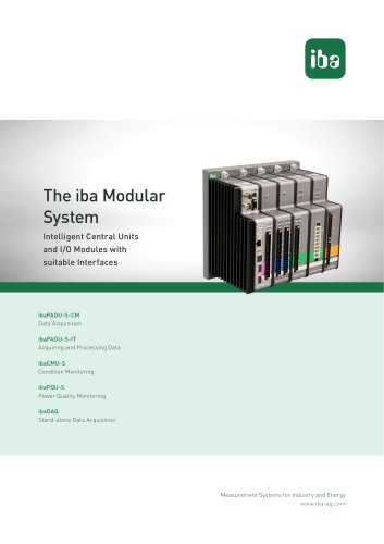 The iba Modular System