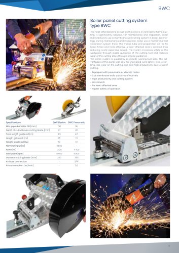 BOILER TUBE PANEL CUTTING