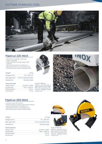 PipeCut 220 INOX