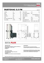 Datasheet DUSTOVAC 5.5