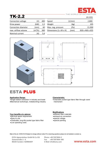 Datasheet TK-2.2