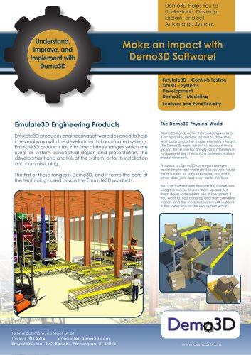 Emulate3D Industrial Modeling Software