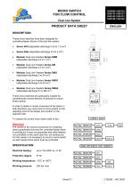 MICRO SWITCH FOR FLOW CONTROL