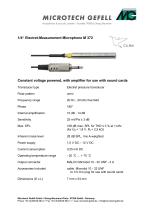 Measurement Microphone M 372