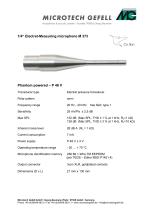 Measurement Microphone M 373