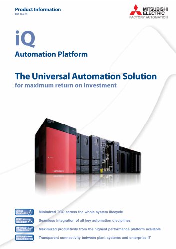 Automation Platform The Universal Automation Solution for maximum return on investment