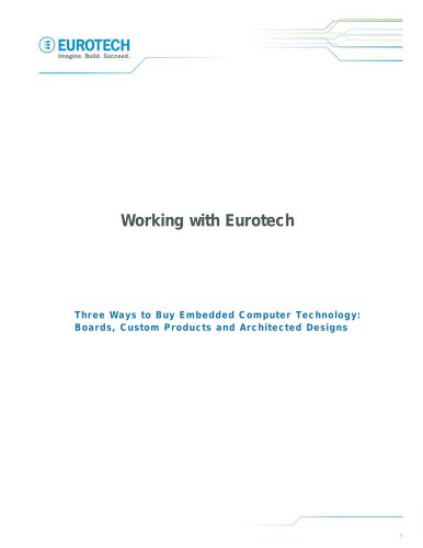 Working with Eurotech