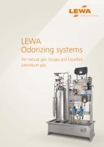 LEWA  Odorizing systems