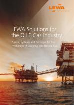 LEWA Solutions for  the Oil & Gas Industry