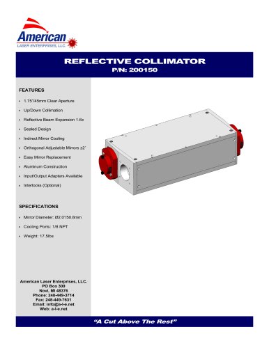 COLLIMATOR 1.6X - REFLECTIVE