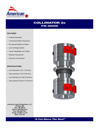 COLLIMATOR 2X - TRANSMISSIVE