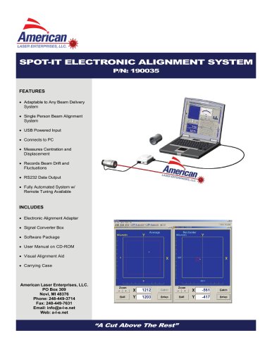 SPOT-IT Electronic Alignment System