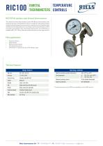 RIC100 Bimetal Thermometers Riels Instruments