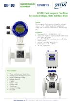 RIF100 Electromagnetic Flowmeter Riels®Instruments