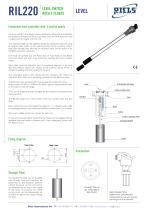 RIL220 Level switch with two float Riels Instruments