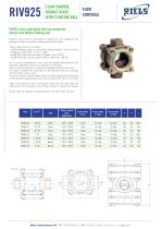 RIV925 Flow control double glass with floating ball Riels® Instruments