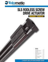 SLS/MLS Rodless, Screw Drive, Actuator Catalog