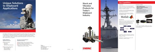 Shock and Vibration  Products for Today’s  Shipboard Industry