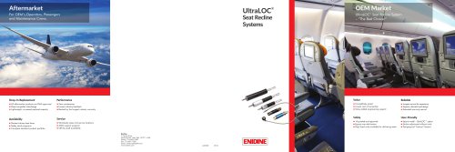 UltraLOC® Seat Recline Systems