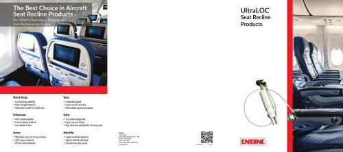 UltraLOC&reg; Seat Recline Systems