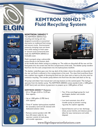 KEMTRON 200HD2 Packaged Mud System