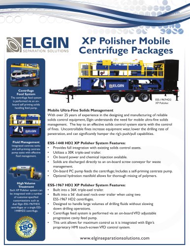 Mobile Centrifuge Systems