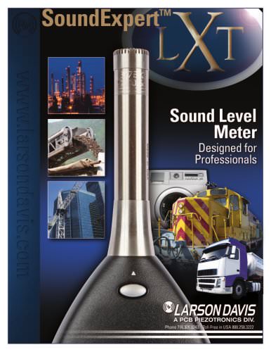 SoundExpert ® LxT Sound Level Meter Designed