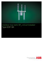 Outdoor live tank SF6 circuit breaker Type EDF SK