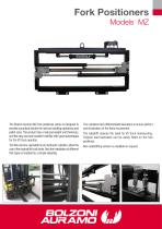 Fork Positioner, sideshifting - Model MZ
