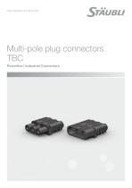 Multi-pole plug connectors