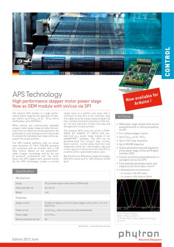 APS Stepper Motor Power Stage