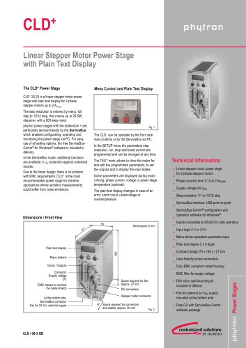 Linear Stepper Motor Power Stage CLD+