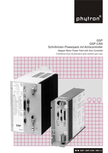 Stepper Motor Drive with Power Supply Unit: GSP 