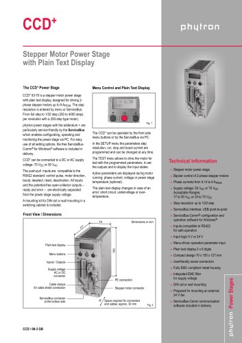 Stepper Motor Power Stage CCD+