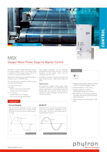 Stepper Motor Power Stage MSX MINI