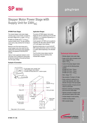 Stepper Motor Power Stage SP MINI