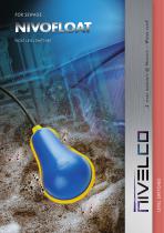 NIVELCO LEVEL SWITCHES - FLOAT FOR SEWAGE - NIVOFLOAT