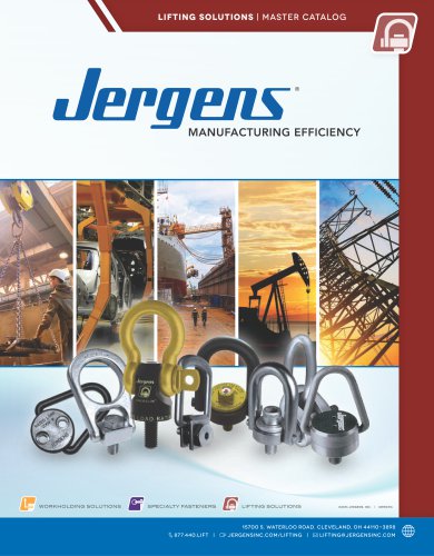 Jergens Lifting Solutions Catalog