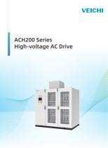 ACH200 Series High Voltage AC Drive Catalog V1.0