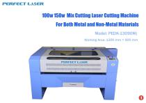 100w 150w Mix Cutting Laser Cutting Machine for Both Metal and Non-Metal Materials