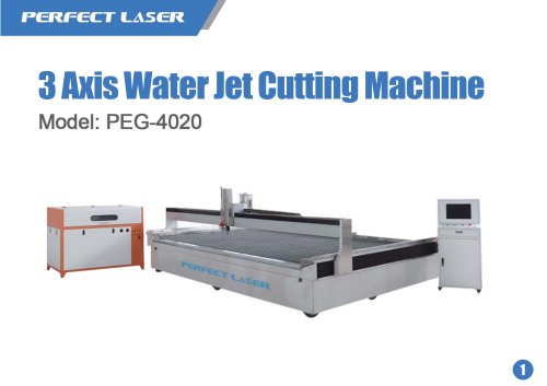 3 Axis Water Jet Cutting Machine