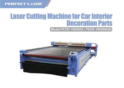 laser cuutting machine for car interior deciration parts PEDK-160260