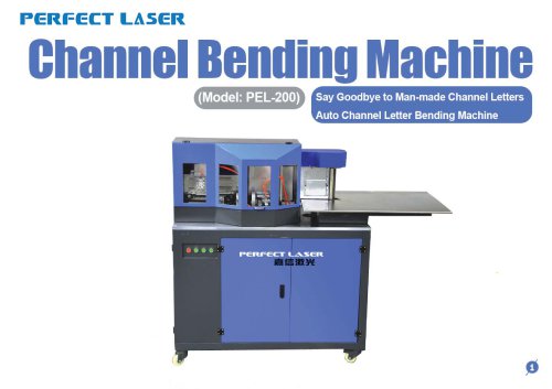 Perfect Laser - Channel Letter Bending Machine PEL-200