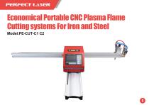 Perfect Laser Economical Portable CNC Plasma Flame Cutting systems For Iron and Steel PE-CUT-C1 C2