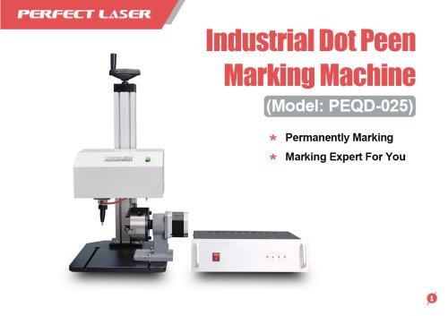 Perfect Laser - Industrial Dot Peen Marking Machine For Flat And Rotary PEQD-025